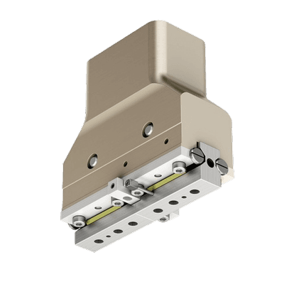 2-jaw parallel gripper RP series with roller guide